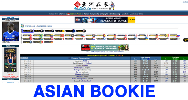 Asian Bookie Informasi Akurat Judi Bola